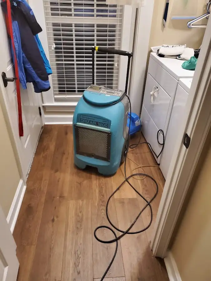 Commercial dehumidifier deployed for Flood Damage Cleanup in New Britain